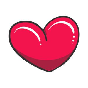 Mind Blowing Glimmering Heart Vector Art