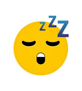 Sound Asleep Sleepy Face Yellow Emoji Vector Art