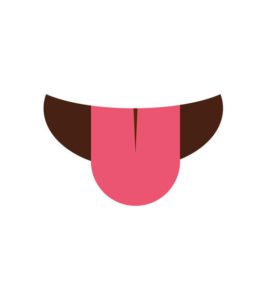Enticing Tongue Out Emoji Vector Art