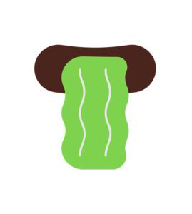 Sicken Vomiting Mouth Emoji Vector Art