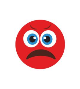Hatred Pouting Face Emoji Vector Art