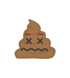 Dizzy Pile Of Poo Face Emoji Vector Art