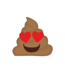 Heart Eyes Pile Of Poo Face Emoji Vector Art