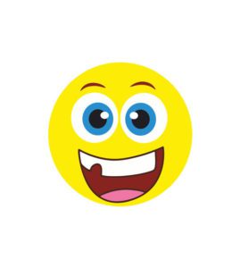 Broken Teeth Grinning Face Emoji Vector Art