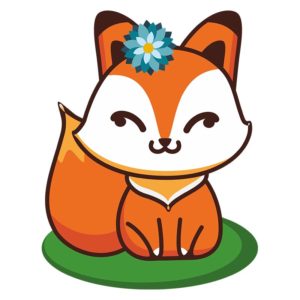 Wondrous Red Kit Fox Vector Art