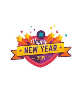 New Year Vector Design2019