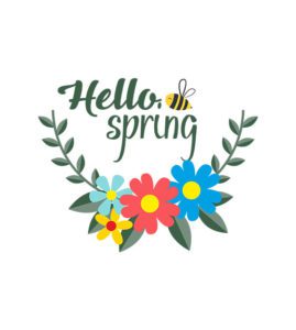 Hello Spring Vector