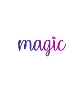 Glossy Purple Color Gradient Magic Vector Art