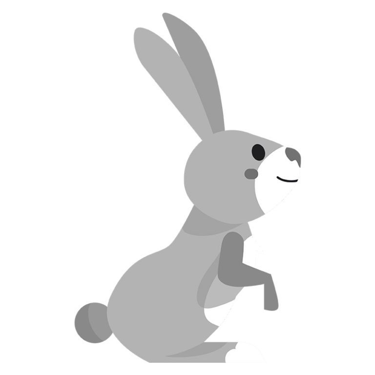Bunny Rabbit Vector Art - Design Shop by AquaDigitizing