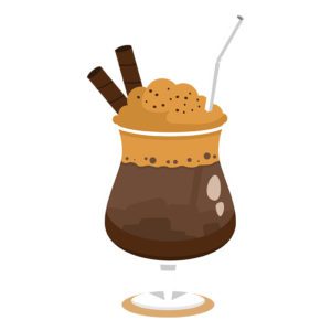 Tantalizing Vienna Coffee Vector Art