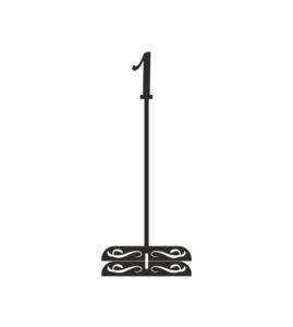 Number 1 Silhouette File