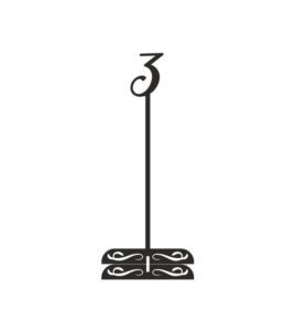 Number 3 Silhouette File