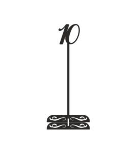 Number 10 Silhouette File