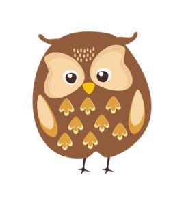 simple owl vector