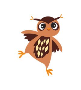 PLAYING OWL VECTOR