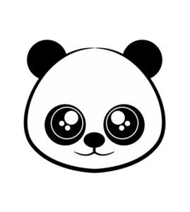 Panda Face Vector Designs
