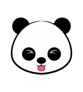 Panda Face Vector Design
