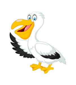 Pelican Baby Vector Art
