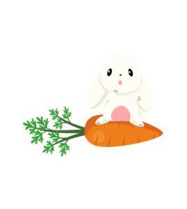 Cute Rabbit Vector