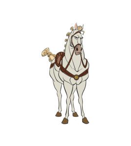 Horse Vector Art  White Horse
