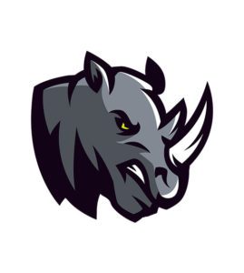 Rhino Head Vector Art