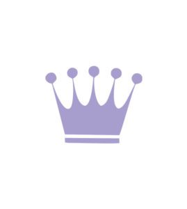 Domineering Thistle Purple King Crown Vector Art