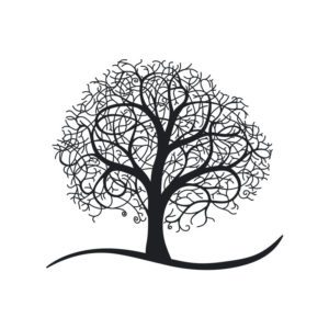 Free Beautiful Tree Silhouette Art
