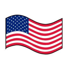 United State flags