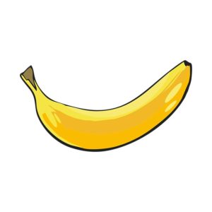 CHARMING AND ENTHRALLING BANANA VECTOR ART