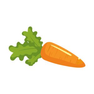Delectable Hercules Carrot Vector Art
