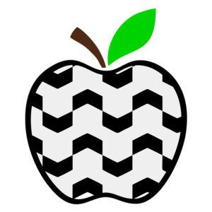 Ecstatic Black Large Chevron