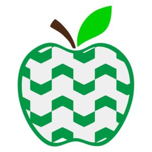 Fertile Green Large Chevron