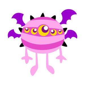 Eyed Monster Vector Art
