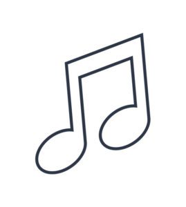 musical notes vector