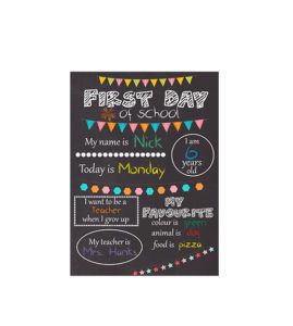 First Day of School Vector Art