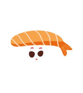 CUTE SHRIMP VECTOR