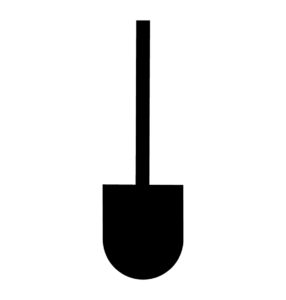 Digging Farm Shovel Silhouette Art
