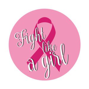 Fighter Breast Cancer Vector Art