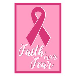 Breast Cancer Faith Vector Art