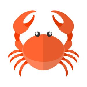 ANIMATED CHRISTMAS ISLAND RED CRAB VECTOR ART