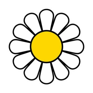 Subtle Daisy Flower Vector Art
