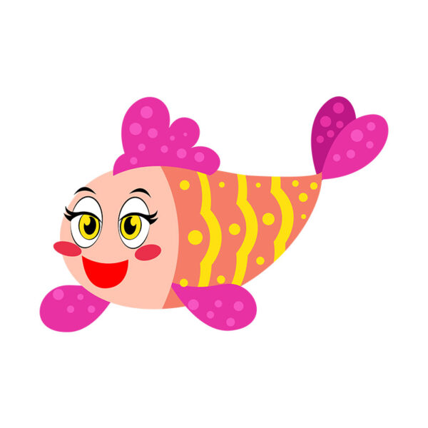 Blushing River Snapper Fish Vector Art - Design Shop by AquaDigitizing