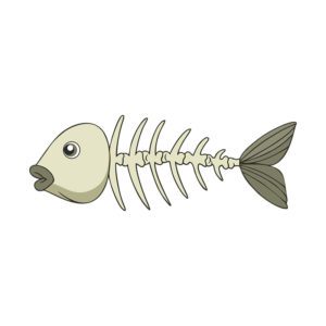 Carp Fish Bone Vector Art