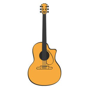 Euphonic Flamenco Guitar Vector Art