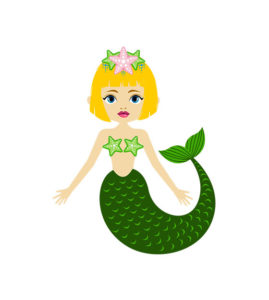 GREEN MERMAID VECTOR