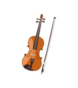 Violin Vector Art