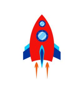 rocket emoji vector