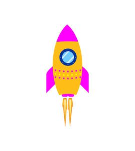 space rocket vector