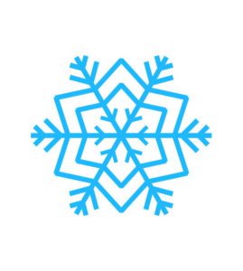 Christmas snowflake vector