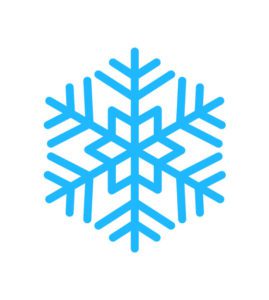 Blue Snowflake Vector